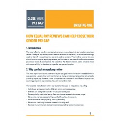 1. How equal pay reviews can help close your gender pay gap
