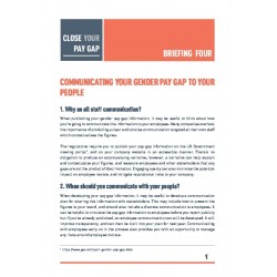 4, Communicating your gender pay gap to your people